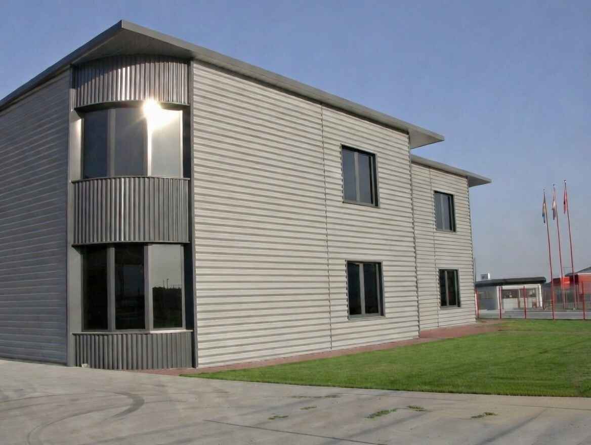 Профнастил на фасаде